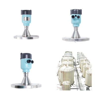 Appareil de mesure du niveau du liquide dans le réservoir de stockage d'huile équipé d'un émetteur de niveau radar FEEJOY RRF5 80 GHz