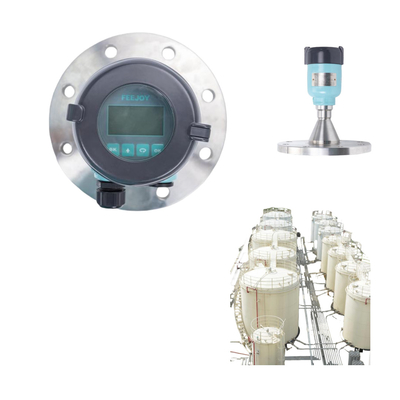 Appareil de mesure du niveau du liquide dans le réservoir de stockage d'huile équipé d'un émetteur de niveau radar FEEJOY RRF5 80 GHz