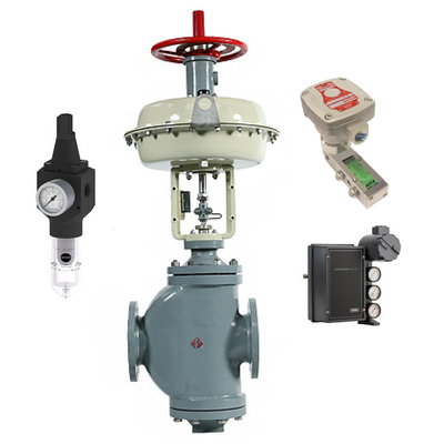 Stock avec un bon prix Fisher 3620J positionneur de soupape électro-pneumatique associé à des actionneurs de soupape chinois