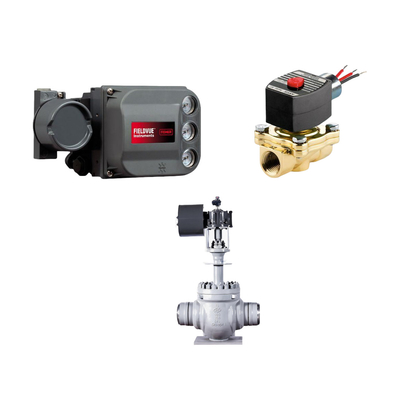 Valve de commande avec diagnostic de performance PD à action unique FISHER DVC6200 Contrôleur de valve numérique et valve ASCO