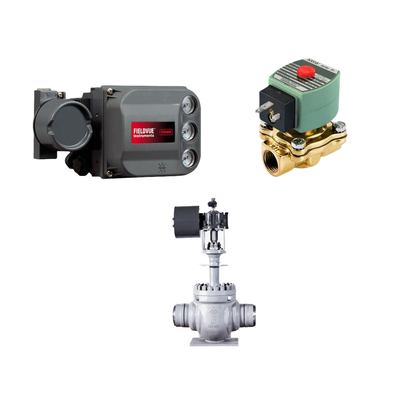 Valve de commande avec diagnostic de performance PD à action unique FISHER DVC6200 Contrôleur de valve numérique et valve ASCO
