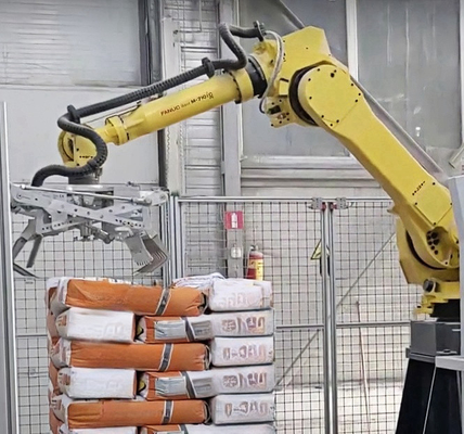 Palletizer robotique FANUC M-710iC/70 Machine de manipulation de soulevées à vide en verre Robot de manipulation de liquide Robot fournisseur de stock