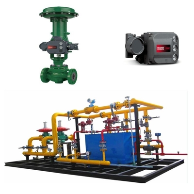 Régulation de la pression et du débit avec régulation Fisher ET/EZ et actionneurs pneumatiques 657/667 DVC6200 positionneur de vanne