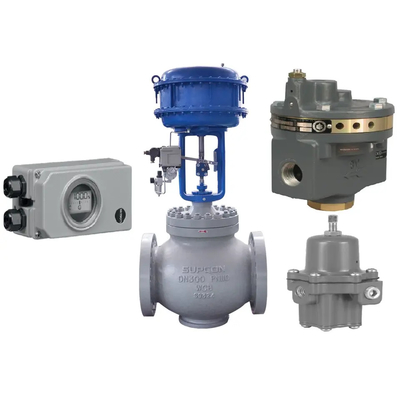 Valve de commande chinoise avec positionneur de vanne intelligent SAMSON 3730-1 et vanne réductrice de pression du filtre Fisher 67CFR