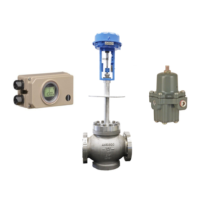 Valve de commande chinoise avec positionneur de vanne intelligent SAMSON 3730-1 et vanne réductrice de pression du filtre Fisher 67CFR