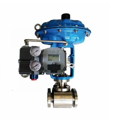 La soupape de contrôle en acier inoxydable utilise le positionneur de soupape Masoneilan SVI2-21123121 et le régulateur sanitaire Fisher SR5