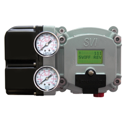 La soupape de contrôle en acier inoxydable utilise le positionneur de soupape Masoneilan SVI2-21123121 et le régulateur sanitaire Fisher SR5