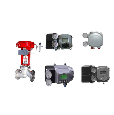 Ventilateur de commande avec positionneur de soupape Masoneilan SVI2-21113121 et soupape solénoïde universelle Emerson Asco L339