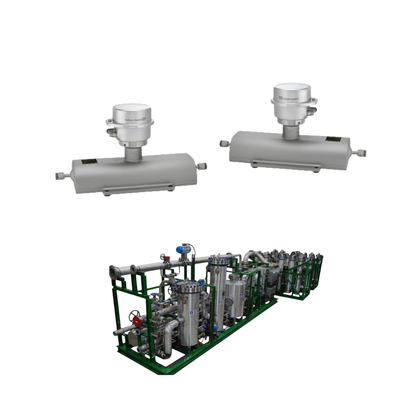 Des patins à carburant avec une promasse de proline extrêmement précise A 100 Coriolis Endress + débitmètre Hauser