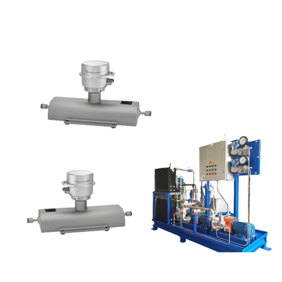 Des patins à carburant avec une promasse de proline extrêmement précise A 100 Coriolis Endress + débitmètre Hauser
