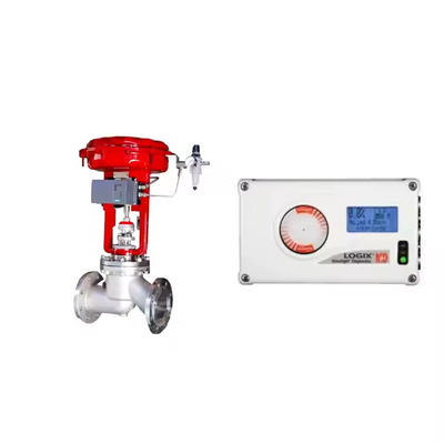 Valve de commande pneumatique avec positionneur de fluxserve Logix 520MD pour le contrôle de la vanne