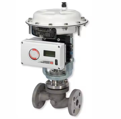 Valve de commande pneumatique avec positionneur de fluxserve Logix 520MD pour le contrôle de la vanne