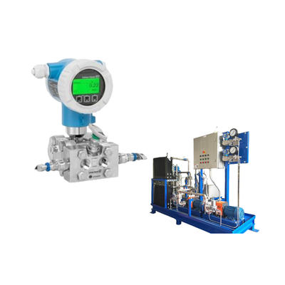 Des patins de gaz à combustible avec une deltabar PMD75B extrêmement précise Endress + Hauser Pressure Transmitter