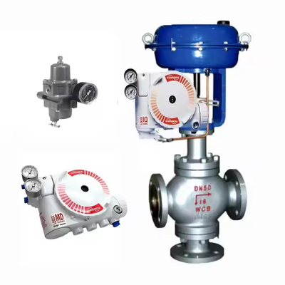 Contrôle de débit électromagnétique intelligent de 4 à 20 mA Positionneur de soupape numérique Positionneur de soupape pneumatique