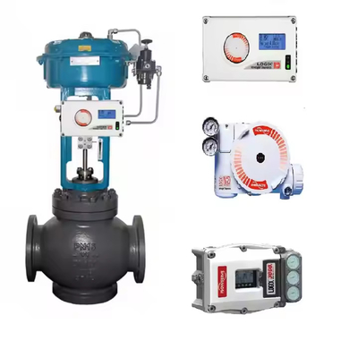 Positionneur de valve de Flowserve 3200MD avec le régulateur de filtre de la vanne électromagnétique 67CFR de valve de contrôle de flux et d'ASCO 551