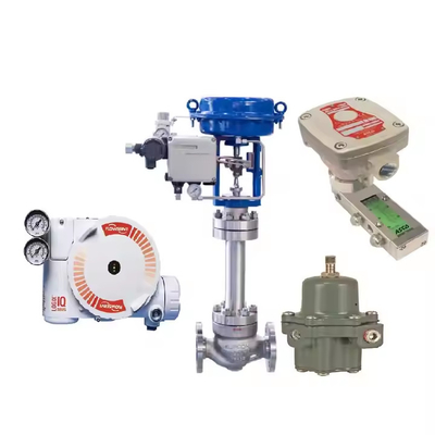Positionneur de valve de Flowserve 3200MD avec le régulateur de filtre de la vanne électromagnétique 67CFR de valve de contrôle de flux et d'ASCO 551