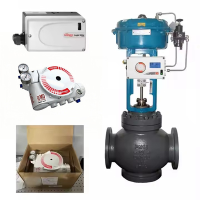 Flowserve Foxboro positionneur de soupape 3200MD avec soupape de contrôle papillon et régulateur de filtre 67CFR ASCO soupape solénoïde