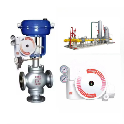 Valve de commande pneumatique avec positionneur de débit Logix série 3200 et vannes solénoïdes Burkert