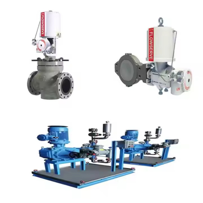 Valve de régulation de haute pression avec positionneur numérique HART Logix 3200MD et valve solénoïde à 2 voies EMERSON ASCO210