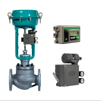 Nouveau positionneur de soupape électro-pneumatique Fisher 3582i avec régulateur de pression et soupape solénoïde