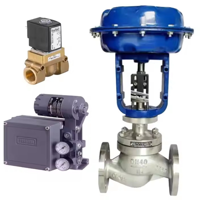 Valve de régulation pneumatique avec positionneur avec vanne de régulation de pression 3582I