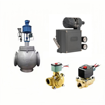 Le dispositif de positionnement électro-pneumatique Fisher 3582i et les soupapes électromagnétiques EMERSON ASCO 8210G