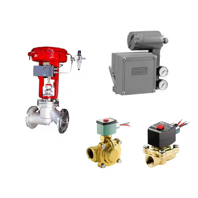 Fisher 3582i positionneur de soupape électro-pneumatique et régulateur de filtre à air Fisher 67CFR fournisseur de stock avec soupape de commande pneumatique