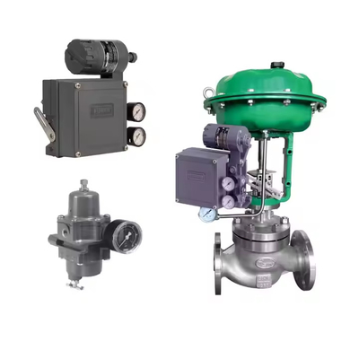 Valve de commande pneumatique avec positionneur de vanne électro-pneumatique Fisher 3582i