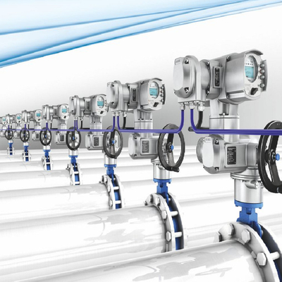 Régulation de la pression/du débit Skid avec actionneur électrique Auma SA/SQ et boîte de vitesses multi-rotation GK/GST/GHT