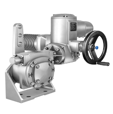 Régulation de la pression/du débit Skid avec actionneur électrique Auma SA/SQ et boîte de vitesses multi-rotation GK/GST/GHT