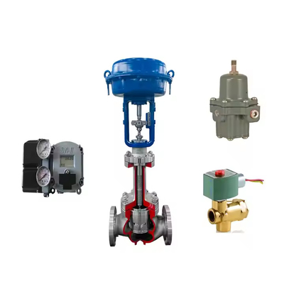 Ventilateurs avancés de contrôle des performances Masoneilan SVI II AP/ SVI 2 Positionneur de vanne numérique avec actionneur pneumatique / pièce de vanne