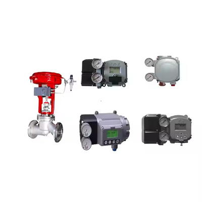 DN250 Valves de commande pneumatique avec positionneur de soupape numérique Masoneilan SVI2-21123121 et régulateur de filtre 78-40
