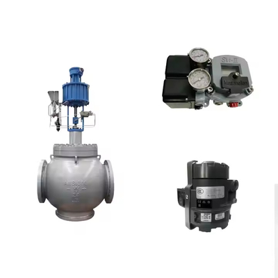 La soupape de commande en acier au carbone utilise le positionneur de soupape Masoneilan SVI2-21123111 et les convertisseurs électriques Emerson Fisher846