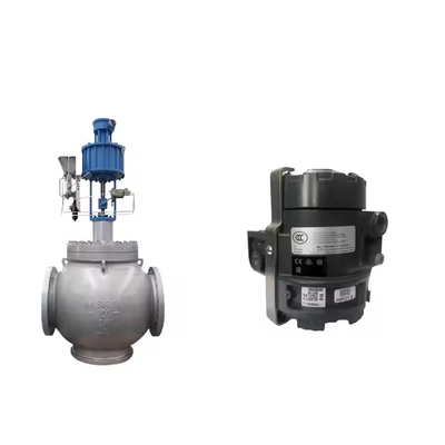 Valve de régulation pneumatique avec positionneur Masoneilan SVI2-21123111 et valve régulatrice de pression Tescom 44-4600