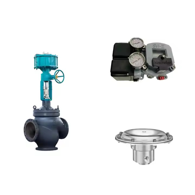 Vente à chaud soupape de commande pneumatique avec positionneur Masoneilan SVI2-21123111 et soupape de régulation de pression Tescom 26-1100