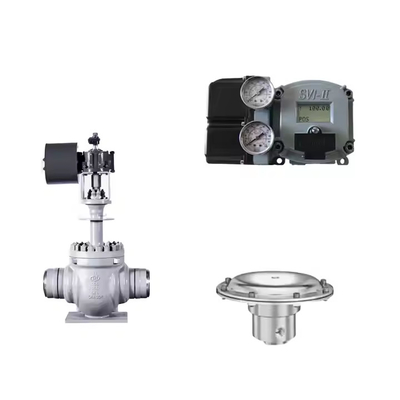 Vente à chaud soupape de commande pneumatique avec positionneur Masoneilan SVI2-21123111 et soupape de régulation de pression Tescom 26-1100