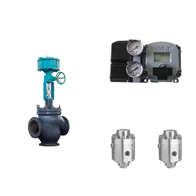 Vente à chaud soupape de commande pneumatique avec positionneur Masoneilan SVI2-21123111 et soupape de régulation de pression Tescom 26-1100