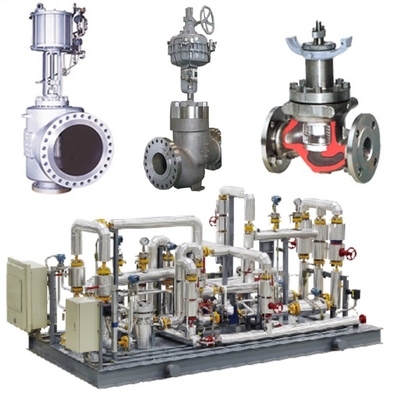 Le débit de la valve de régulation de la dérive est équipé de valves KOSO 500M/500D et 5200LA/6300LA, actionneurs pneumatiques et positionneurs de valves EP800.