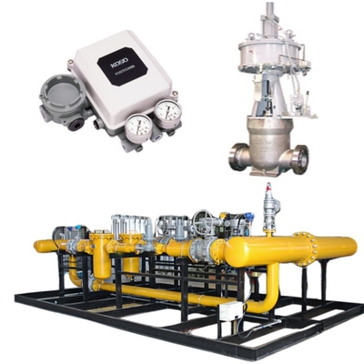 La valve de régulation de débit et la valve de régulation KOSO 400H 5200LA/6100LA Actuateur pneumatique EP800 Positionneur CL420/CL523