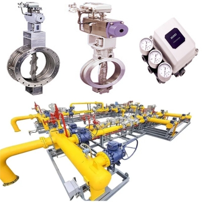 Des soupapes de régulation de la pression et du débit et des soupapes KOSO avec actionneurs pneumatiques 6300RA/6300RB/5200LA avec des ensembles de soupapes de verrouillage EPA800/EPB800 CL420/CL523