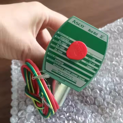 ASCO 3/8 2/2 positionneur de voie soupape magnétique en laiton et corps en acier inoxydable
