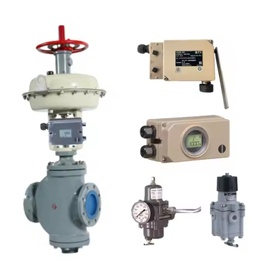 Les actionneurs multi-tours SA et SAR par AUMA avec les positionneurs de soupape pneumatique SAMSON 3725 HART et la soupape solénoïde ASCO en stock
