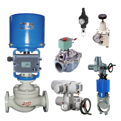 Les actionneurs multi-tours SA et SAR par AUMA avec les positionneurs de soupape pneumatique SAMSON 3725 HART et la soupape solénoïde ASCO en stock