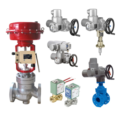 AUMA SA 07.2 à 16.2 SAREx 25.1 à 40.1 Actuateur à plusieurs tours avec soupape de commande SAMSON 4763 et soupape solénoïde ASCO en stock