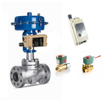 Positionneur Samson 3767 avec soupape Samson3241 et actionneur pneumatique 3271 SMC AW20
