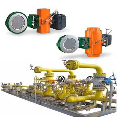 Valve papillon Fisher avec actionneur pneumatique Bettis et contrôleur DVC6200