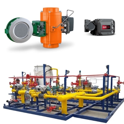 Valve papillon Fisher avec actionneur pneumatique Bettis et contrôleur DVC6200