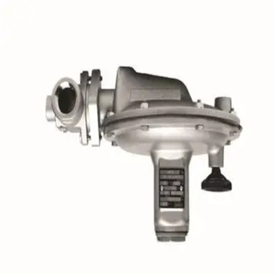 Ventilateur à gaz naturel équipé de régulateurs de la série Emerson Fisher T205/T205M et de manomètre WIKA