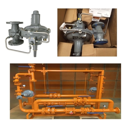Régulateur de pression/régulateur de débit Skid Emerson Fisher 299H/299HV/299HR/299HVR régulateur de pression et jeu de manomètres Wicka