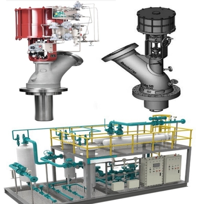 Valve de commande pneumatique avec signal de commande linéaire de 4 à 20 MA et connexion à flèche pour la plage de pression